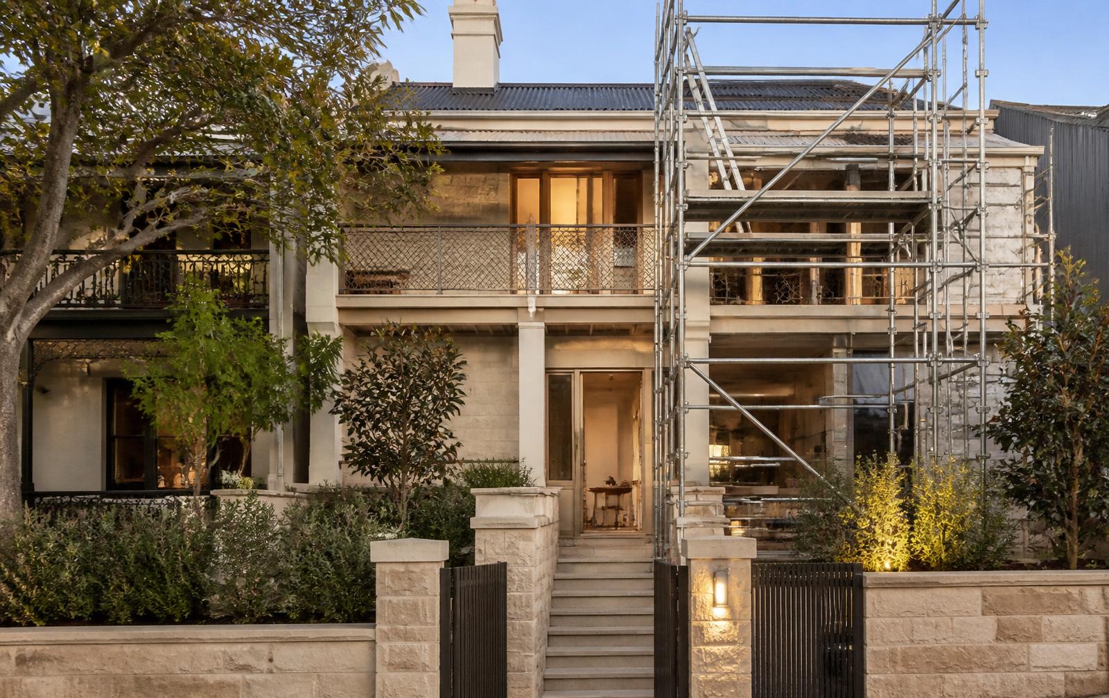 Sydney home being renovated by LL Group carpenters